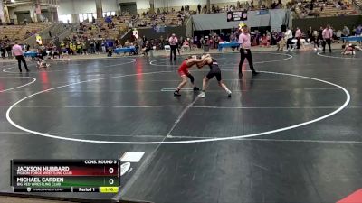 85 lbs Cons. Round 3 - Jackson Hubbard, Pigeon Forge Wrestling Club vs Michael Carden, Big Red Wrestling Club