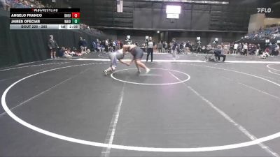 285 lbs Cons. Round 2 - Angelo Franco, Doane University vs James Ofeciar, Waldorf (Iowa)