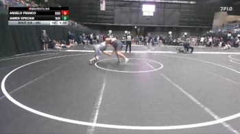 285 lbs Cons. Round 2 - Angelo Franco, Doane University vs James Ofeciar, Waldorf (Iowa)