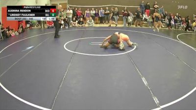 140 lbs Champ. Round 2 - Audrina Rendon, Sunnyside vs Lindsey Faulkner, Dallas