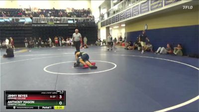 125 lbs Quarterfinal - Anthony Mason, Cerritos College vs Jimmy Reyes, Lemoore College