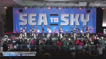 Gems Athletics - Red Shimmer [2026 L2 - U12 Large Day 2] 2026 Sea to Sky International Cheer Championship