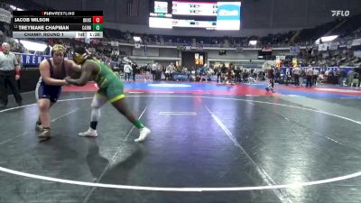 7A 285 lbs Champ. Round 1 - Treymane Chapman, Carver Montgomery HS vs Jacob Wilson, Baker HS