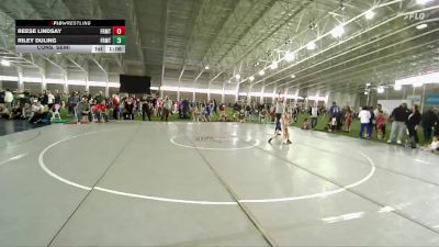 55 lbs Cons. Semi - Reese Lindsay, Altamont Longhorns vs Riley Duling, Charger Wrestling Club