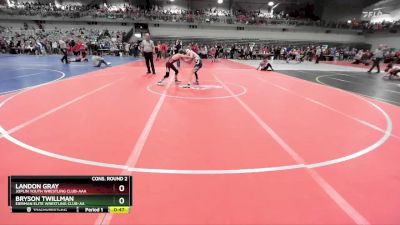 75 lbs Cons. Round 2 - Landon Gray, Joplin Youth Wrestling Club-AAA  vs Bryson Twillman, Eierman Elite Wrestling Club-AA