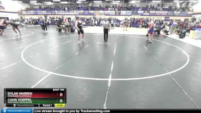 285 lbs Cons. Round 3 - Dylan Warren, Wisconsin-Platteville vs Cadin Koeppel, Wisconsin-Whitewater