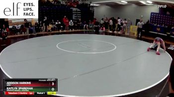 125 lbs. Champ. Round 1 - Addison Harkins, Nixa vs Kaitlyn Sparkman, Francis Howell Central