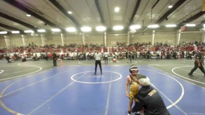 46 lbs Quarterfinal - Taylor Ortivez, Ranch Hand Wrestling vs Elijah Beck, Top Rank