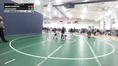 50 lbs Round Of 16 - Briggs Frampton, WV vs Lincoln Davis, PA