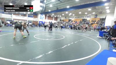 285 lbs 3rd Place Match - Enrique Segura, Redwood vs Noah Huss, Moorpark