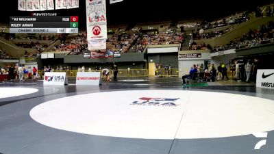 Junior Boys - 190 lbs Champ. Round 2 - Ojas Shastri vs Blake De La Fuente, Ground Creatures Wrestling