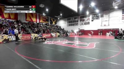 126 lbs Cons. Round 4 - Gavin Britt, Santa Monica vs Gabriel Valladares, Heritage