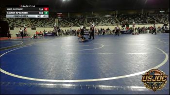 55 lbs Consolation - Jake Butchee, Team Worx Wrestling Club vs Dalton Spexarth, Brawlers