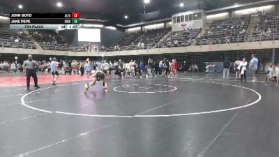110 lbs 7th Place - John Boyd, Alexandria vs Jake Pepe, Kinnelon