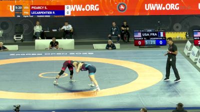 68 kg Rd Of 16 - Solin Piearcy, USA vs Pauline LeCarpentier, FRA