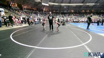 66 lbs Quarterfinal - Colter Hale, Powerhouse Wrestling vs Chance King, Choctaw Ironman Youth Wrestling