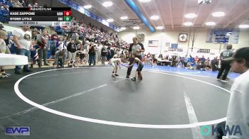 37 lbs Rr Rnd 5 - Kase Zappone, Barnsdall Youth Wrestling vs Ryder Little, Salina Wrestling Club