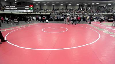 235 lbs Quarterfinal - Zoie Gomez, Lubbock Coronado vs Natalie Biggs, El Paso Andress
