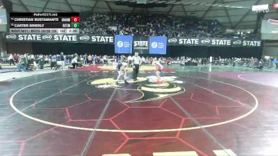 Boys 1B/2B 106 Champ. Round 1 - Carter Brierly, Lind-Ritzville vs Christian Bustamante, Granger