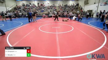 52 lbs Semifinal - Sawyer Simpson, Salina Wrestling Club vs Conner Woods, Salina Wrestling Club