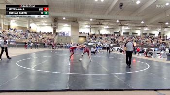 AA 190 lbs 5th Place Match - Jayden Ayala, Bartlett High School vs Durham Queen, Franklin High School