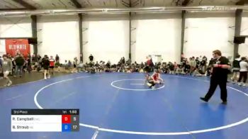 45 kg 3rd Place - Rylen Campbell, Capital Wrestling Club vs Benjamin Straub, M2 Black