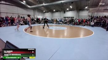 126 lbs Semifinal - DJ Snider, Sand Creek vs Marcus Bekkedahl, Poudre