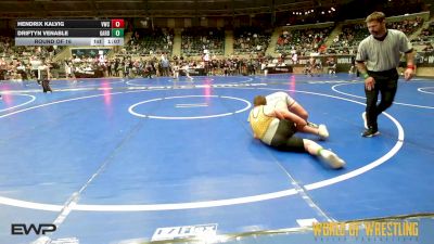 160 lbs Round Of 16 - Hendrix Kalvig, Viking Wrestling Club (IA) vs Driftyn Venable, Garden City Wrestling Club