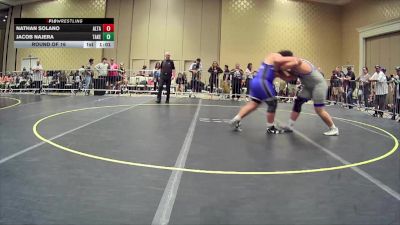 285 lbs Round Of 16 - Nathan Solano, Alta Loma HS vs Jacob Najera, Takedown Express