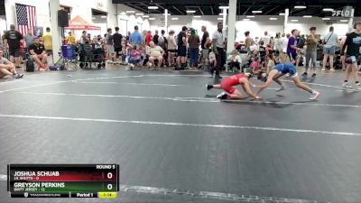 80 lbs Round 5 (6 Team) - Joshua Schuab, Lil Shutts vs Greyson Perkins, Dirty Jersey