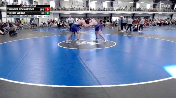 Silver 285 lbs Quarterfinal - Hunter Szyskiewicz, Wisconsin-Whitewater vs Chris Wrage, Loras