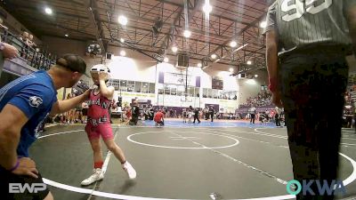 46-49 lbs Rr Rnd 3 - Dilynn Burch, Team Tulsa Wrestling Club vs Elena Carter Lewis, Tiger Trained Wrestling