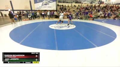 285 lbs Cons. Round 2 - Karson Richardson, UW-Stevens Point vs Jake LaMonto, Loras