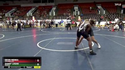 140 lbs Cons. Round 1 - Devin Menika, Columbia City vs Danny Logan, Pontiac