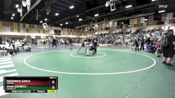 144 lbs Champ. Round 3 - Ryan Espiritu, Vacaville vs Maxximus Gasca, Colony