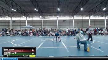 92 lbs Round 3 (4 Team) - Hudson Jaime, Big Cat vs Luke Stark, Grangeville Youth Wrestling