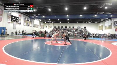 144 Boys 1st Place Match - Arseni Kikiniou, Poway vs Layronz Fraser, Granite Hills