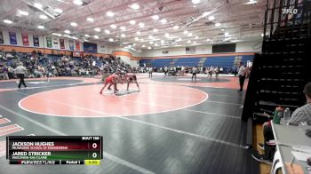 174 lbs Champ. Round 2 - Jared Stricker, Wisconsin-Eau Claire vs Jackson Hughes, Milwaukee School Of Engineering