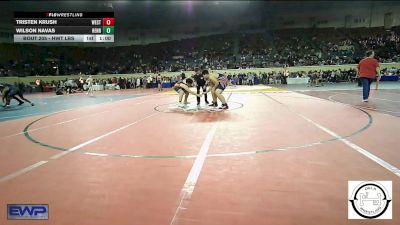 Consi Of 16 #2 - Tristen Krush, Westmoore Wresting vs Wilson Navas, Henryetta JH