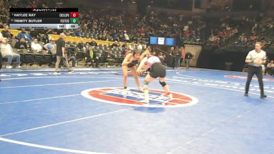 140 Class 1 lbs Cons. Round 2 - Trinity Butler, Festus vs Haylee Ray, Excelsior Springs