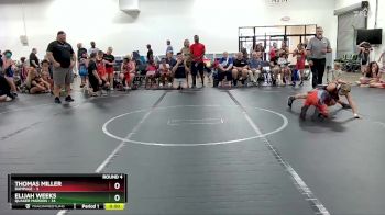 72 lbs Round 4 (6 Team) - Thomas Miller, Rampage vs Elijah Weeks, Quaker Maroon