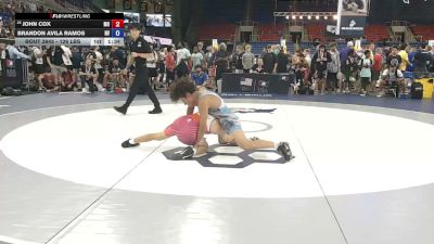 126 lbs Champ. Rd Of 128 - John Cox, Missouri vs Brandon Avila Ramos, Nevada