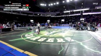 106 lbs Champ. Round 1 - Kaydn Cuevas-Schenk, Zillah vs Hayden Fernandez, Gig Harbor