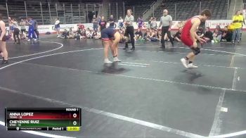 W 180 lbs Round 1 (4 Team) - Anna Lopez, Texas vs Cheyenne Ruiz, Utah