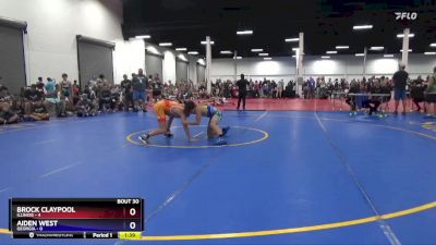 114 lbs Placement Matches (16 Team) - Brock Claypool, Illinois vs Aiden West, Georgia