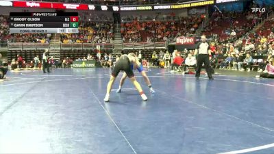 2A-126 lbs Cons. Round 2 - Gavin Knutson, Decorah vs Brody Olson, Estherville Lincoln Central