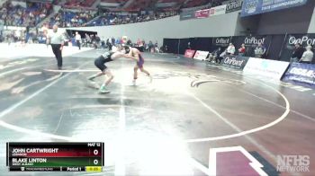 5A-126 lbs Cons. Round 1 - Blake Linton, West Albany vs John Cartwright, Lebanon