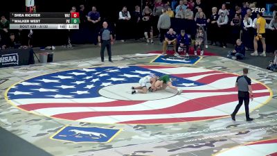 Quarterfinal - Shea Richter, Watertown vs Walker West, Pierre T.F. Riggs