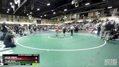 97/102 Round 1 - Jacob Green, Fallbrook Wrestling Club vs Tyler Hale, Team Temecula /Pin Club