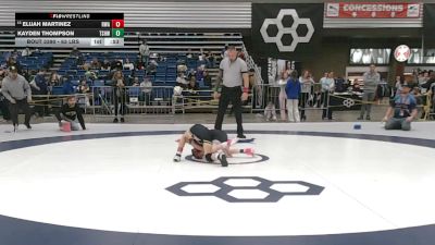 63 lbs Cons. Sub-quarters - Elijah Martinez, Region Wrestling Academy vs Kayden Thompson, Tri State Hammers Wrestling